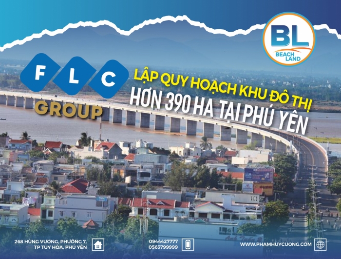 FLC lập quy hoạch khu đô thị hơn 390 ha tại Phú Yên